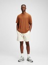 GAP Leinen T-Shirt mit kurzen Ärmeln GAP