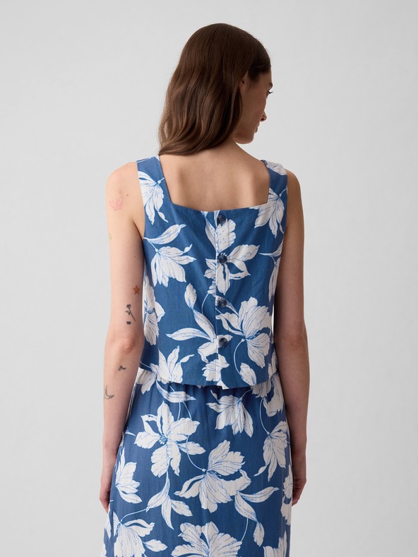 GAP Crop-Top aus Leinen GAP