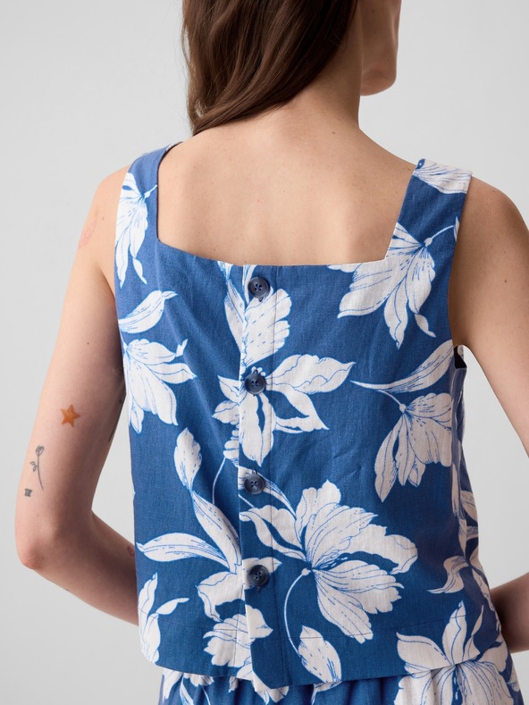 GAP Crop-Top aus Leinen GAP