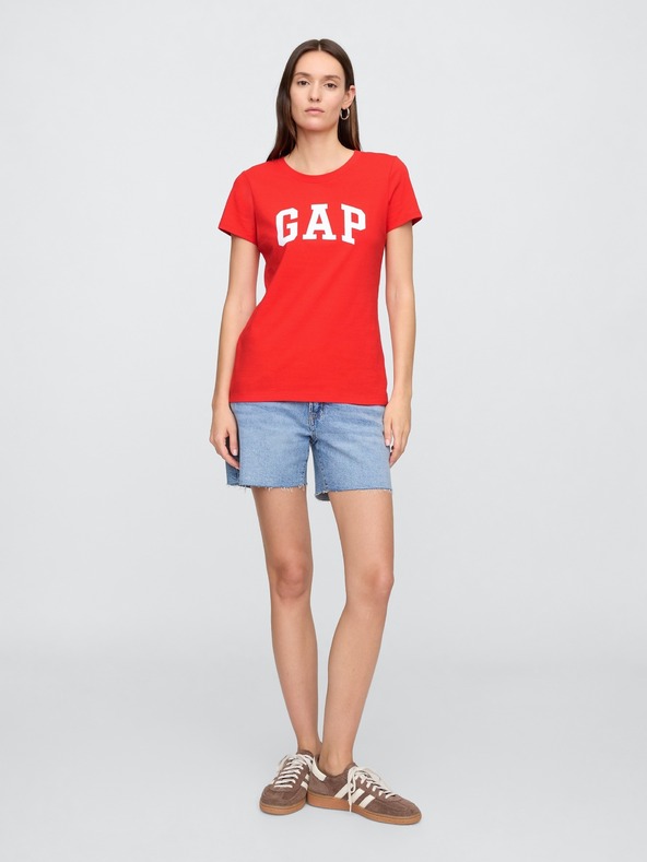 GAP Damen-T-Shirt mit Logo Americana GAP