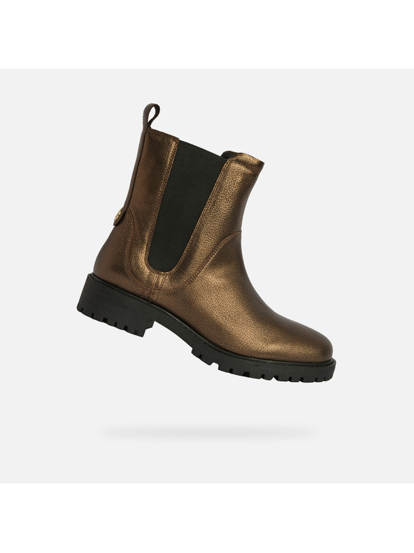 Geox Goldene Damen-Stiefeletten Geox Hoara