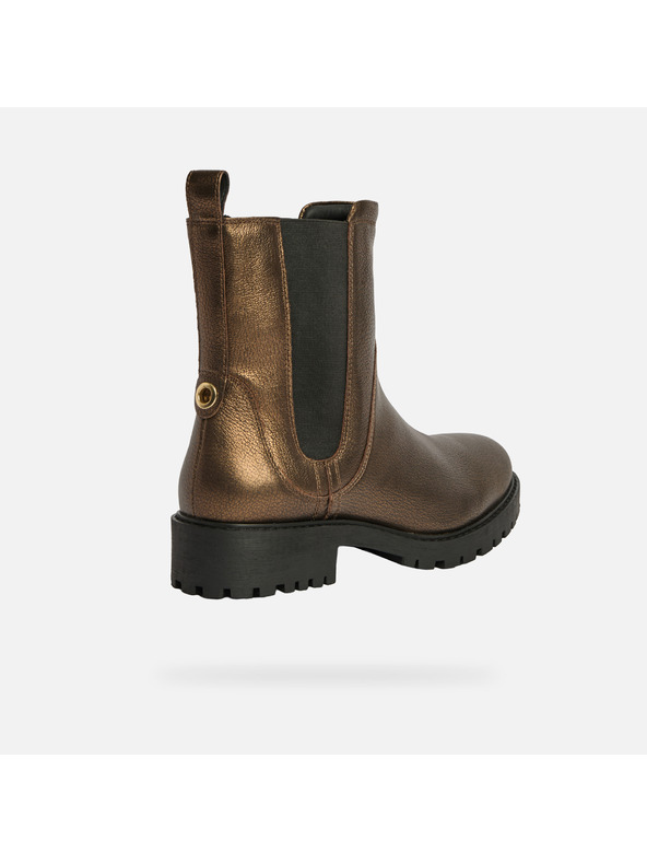 Geox Goldene Damen-Stiefeletten Geox Hoara