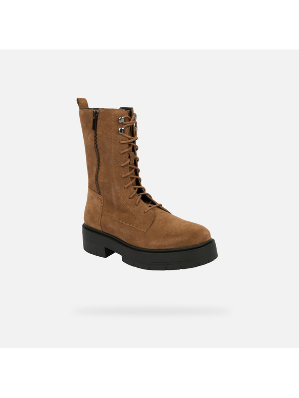 Geox Braune Damen-Stiefeletten Geox Spherica EC7
