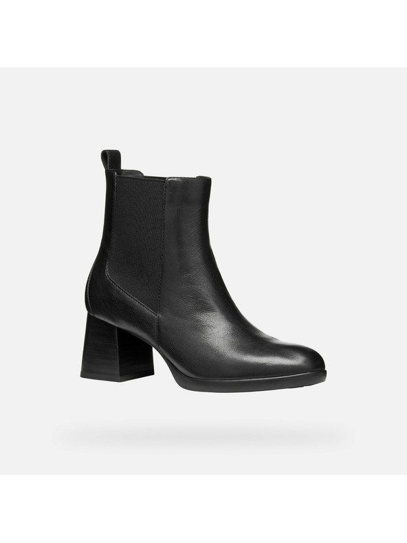 Geox Schwarze Damen-Ankle Boots Geox Walk Pleasure 55