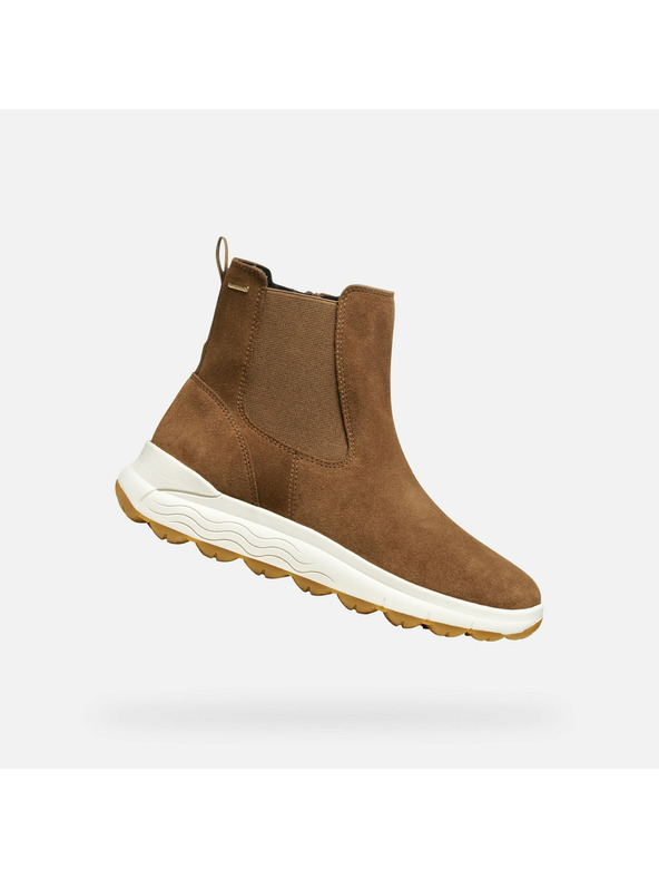 Geox Hellbraune Damen-Stiefeletten Geox Spherica 4x4 B ABX