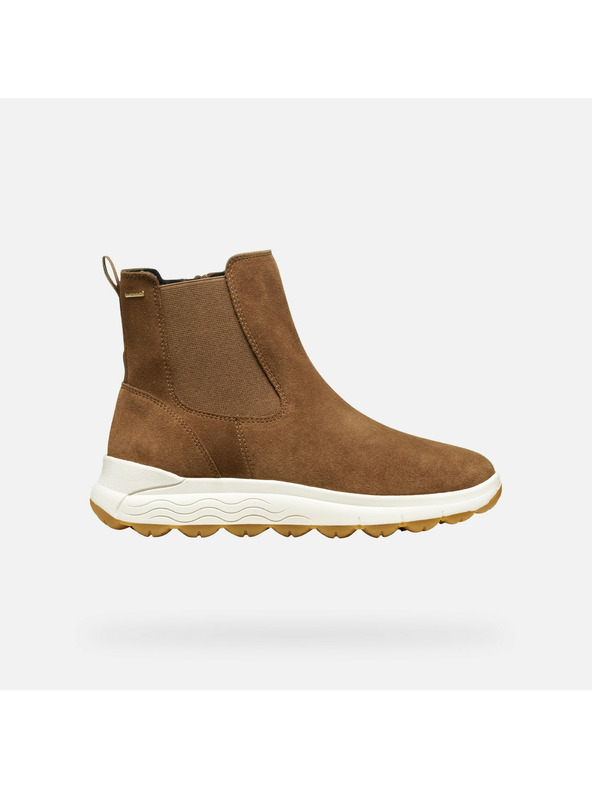 Geox Hellbraune Damen-Stiefeletten Geox Spherica 4x4 B ABX