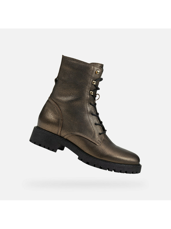 Geox Braune Damen-Stiefeletten Geox Hoara