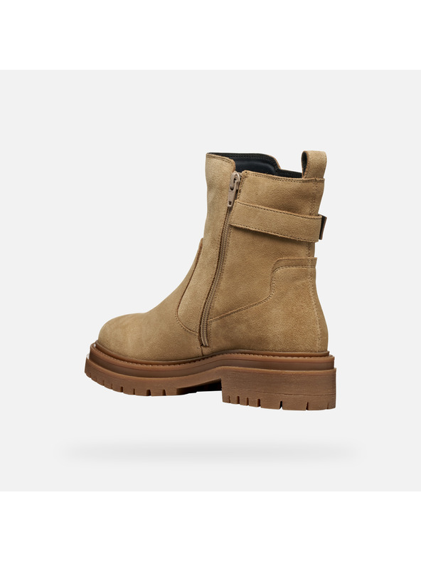 Geox Beige Damen-Stiefeletten Geox Iridea