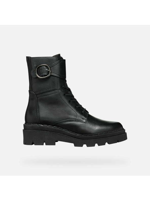 Geox Schwarz Damen Geox Felleny Stiefelette