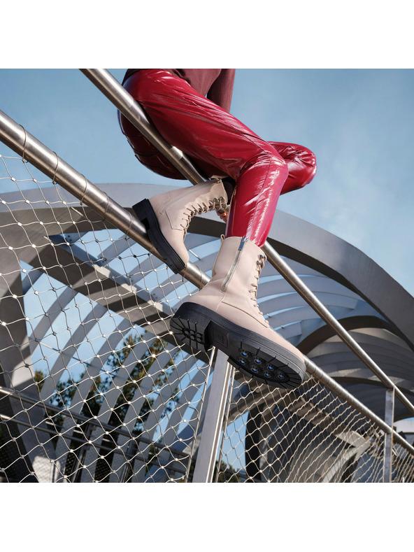 Geox Beige Damen-Stiefeletten Geox Spherica EC7