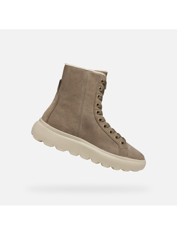 Geox Beige Damen Geox Spherica EC4.1 Stiefelette