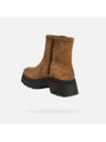 Geox Hellbraune Damen-Stiefeletten Geox Pluette
