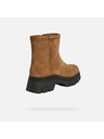 Geox Hellbraune Damen-Stiefeletten Geox Pluette
