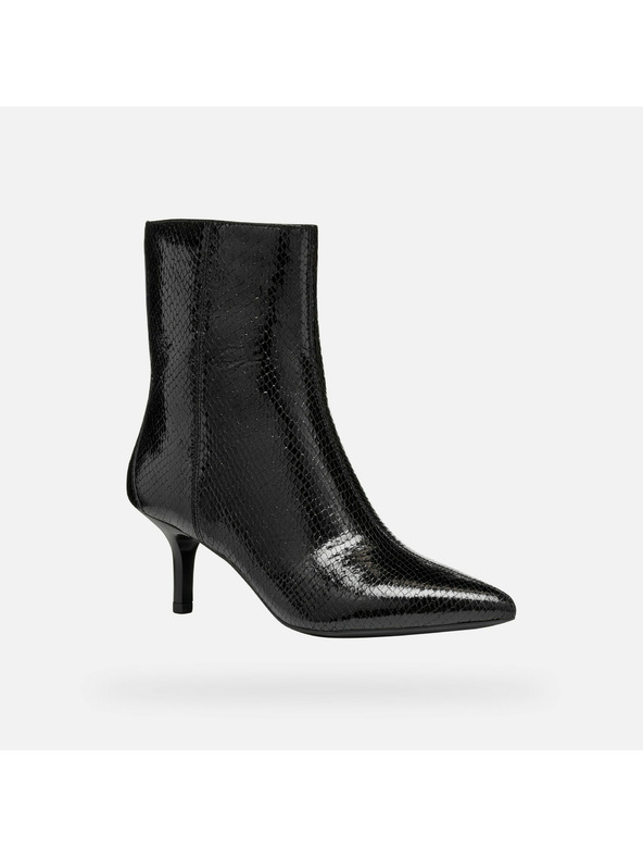 Geox Schwarze Damen-Ankle-Boots Geox Kleopy