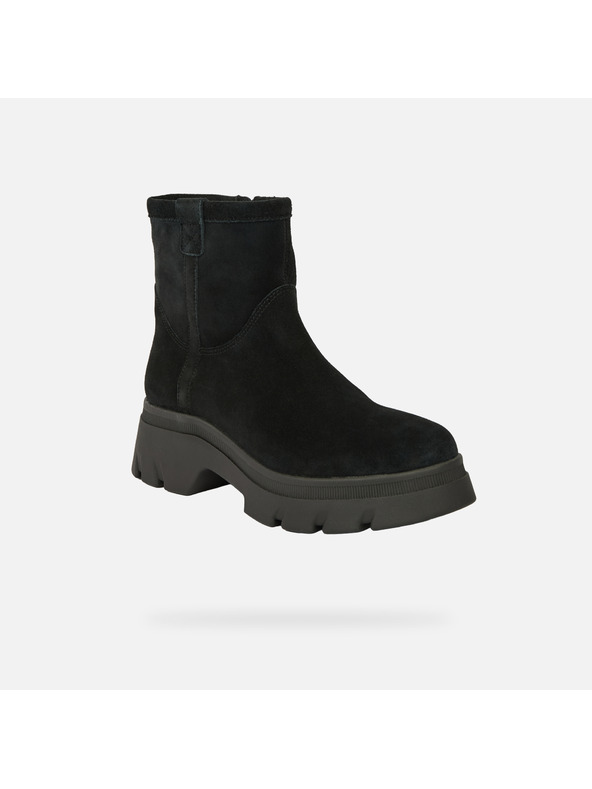 Geox Schwarze Damen-Ankle-Boots Geox Pluette