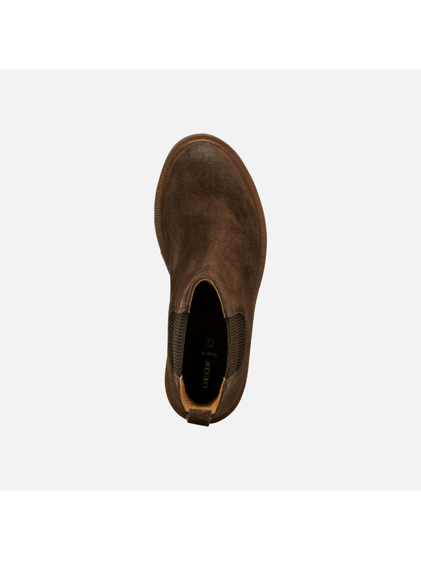 Geox Dunkelbraune Damen-Ankle-Boots Geox Norize