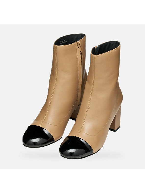 Geox Beige Damen-Ankle-Boots Geox Virnilisa 65