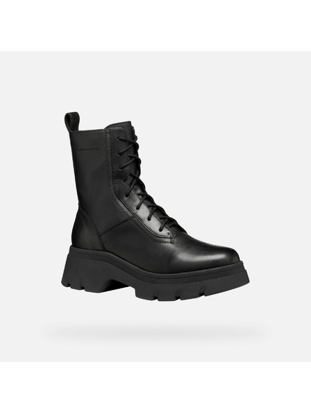 Geox Schwarze Damen-Ankle-Boots Geox Pluette