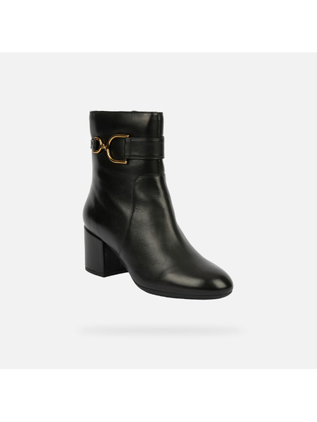 Geox Schwarze Damenstiefeletten Geox Eleana