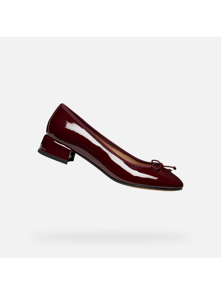 Geox Weinrote Damenballerinas Geox Floretia