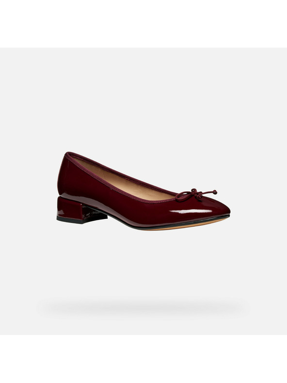 Geox Weinrote Damenballerinas Geox Floretia