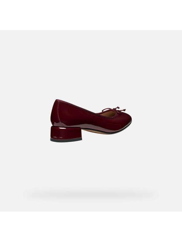 Geox Weinrote Damenballerinas Geox Floretia