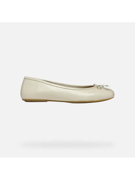Geox Cremefarbene Damenballerinas Geox Palmaria