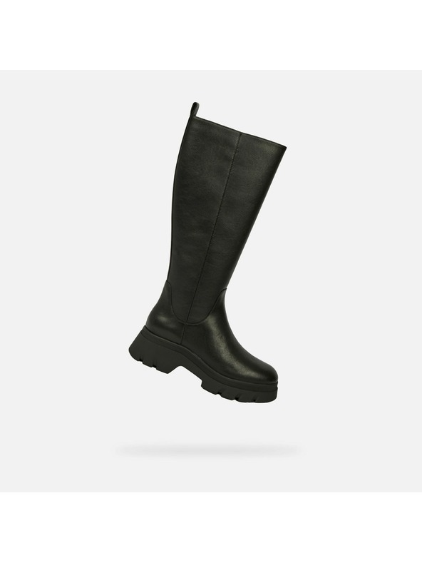 Geox Schwarze Damenstiefeletten Geox Pluette