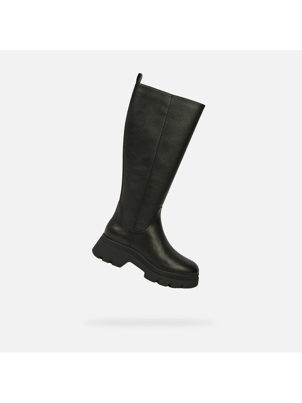Geox Schwarze Damenstiefeletten Geox Pluette