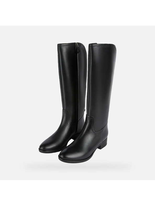 Geox Schwarze Damenstiefel Geox Felicity