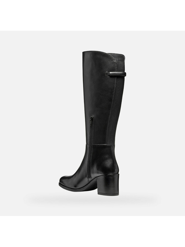 Geox Schwarze Damenstiefeletten Geox New Asheel