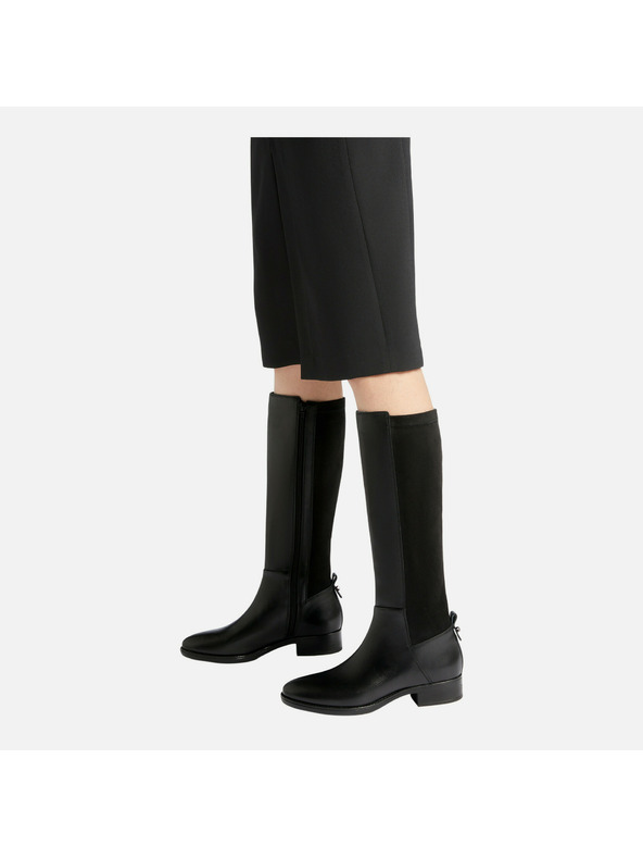 Geox Schwarze Damenstiefel Geox Felicity