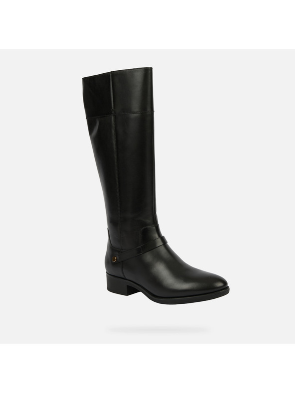 Geox Schwarze Damenstiefel Geox Felicity