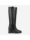 Geox Schwarze Damenstiefeletten Geox Wedge