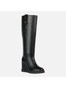 Geox Schwarze Damenstiefeletten Geox Wedge