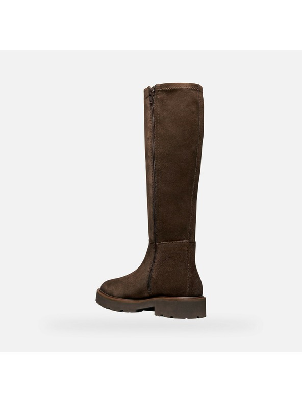 Geox Dunkelbraune Damenstiefeletten Geox Norize
