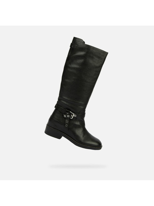 Geox Schwarze Damenstiefeletten Geox Larysse