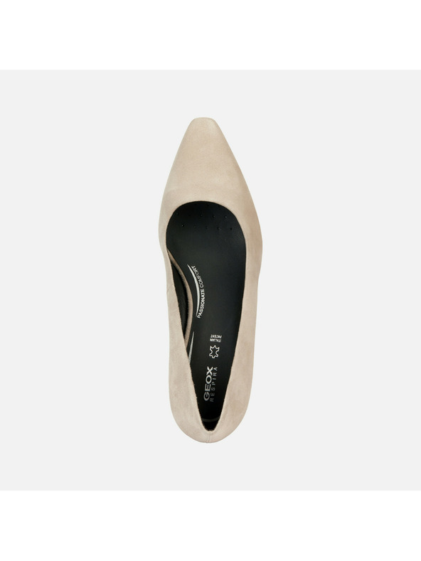 Geox Cremefarbene Damen-Pumps Geox Giselda