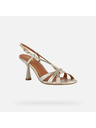 Geox Silberne Damen-Pumps mit Absatz Geox Eraklia R 80