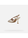 Geox Silberne Damen-Pumps mit Absatz Geox Eraklia R 80