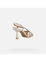 Geox Silberne Damen-Pumps mit Absatz Geox Eraklia R 80