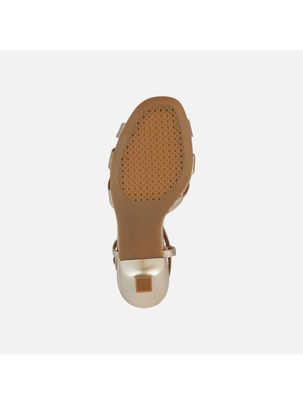 Geox Silberne Damen-Pumps mit Absatz Geox Eraklia R 80