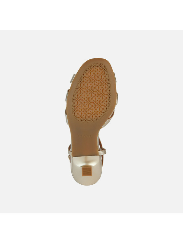 Geox Silberne Damen-Pumps mit Absatz Geox Eraklia R 80