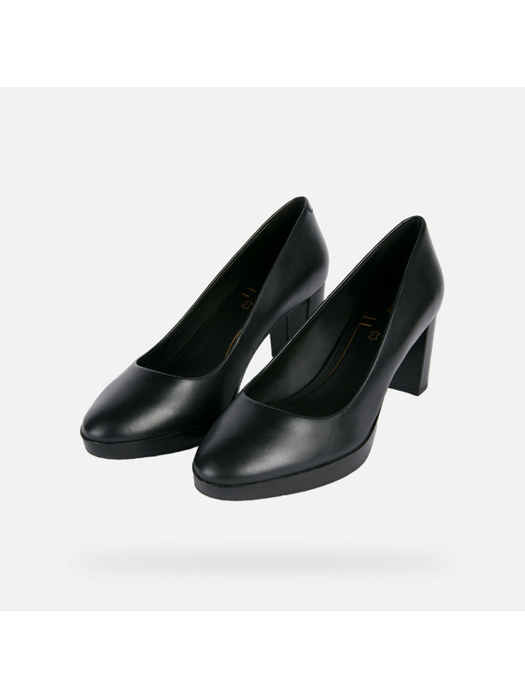 Geox Schwarze Damenpumps Geox Walk