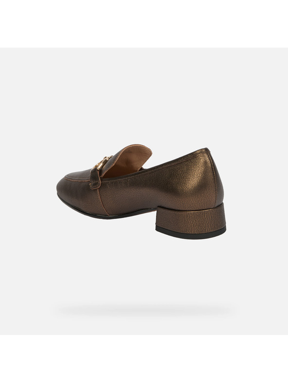 Geox Goldene Damen-Mokassins Geox Dhyalma