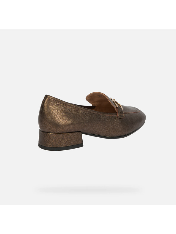 Geox Goldene Damen-Mokassins Geox Dhyalma