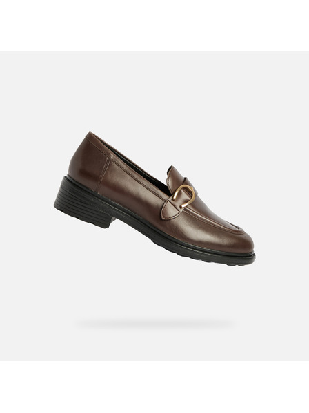 Geox Braune Damen-Mokassins Geox Walk Pleasure