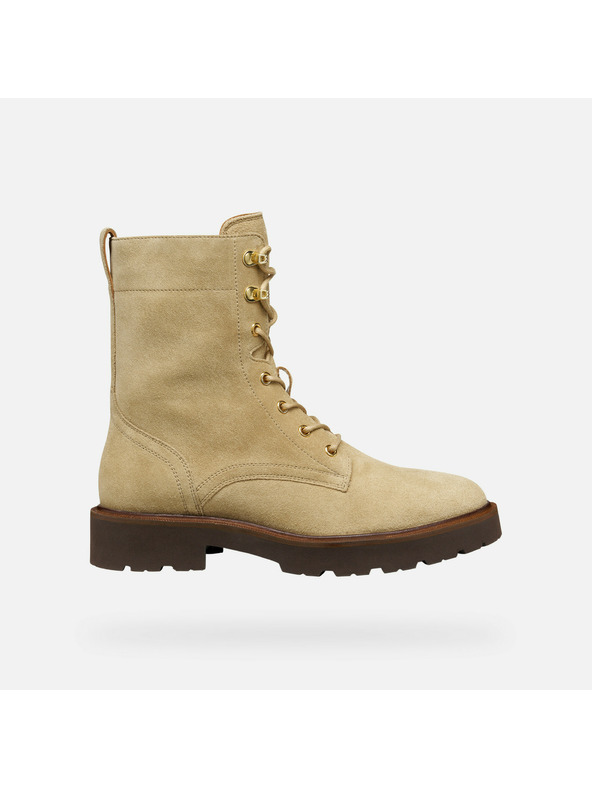 Geox Beige Damen-Ankle-Boots Geox Norize