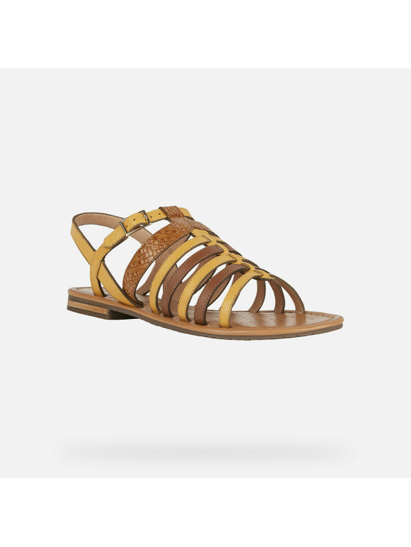 Geox Gelbe Damen-Sandalen Geox Sozy S