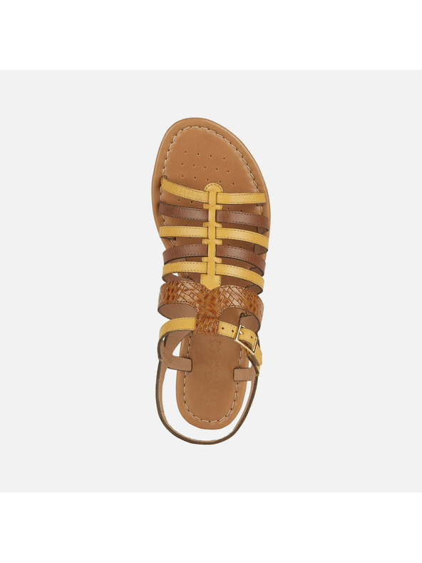Geox Gelbe Damen-Sandalen Geox Sozy S